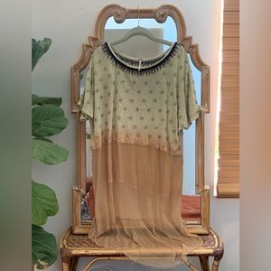 Free People Embroiderer Top Dress Tunic